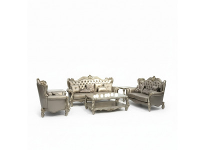 Bankstel 3+2+1 zitter set Designbanken Gestoffeerde banken Leren banken