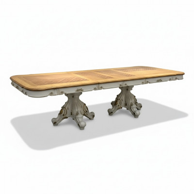 Barok Rococo stijl meubels Eettafel Tafels Eetkamer set Gesneden