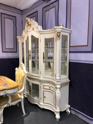 Vitrine kast Vitrine decoratie Woonkamer Bekijk kasten Barok design