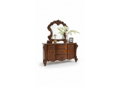 Buffet Dressoir Ladekast Spiegel Echt Handwerk Hout Barok Rococo