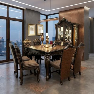 Eettafel Tafel Groep Eettafels Woonkamer Set Hout Design