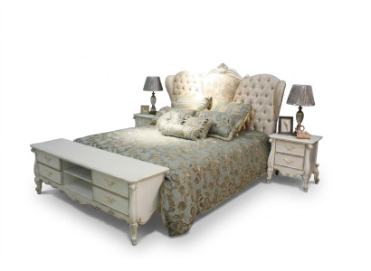 Chesterfield bed Gestoffeerde bedden Slaapkamer tweepersoonsbed Bedden 180x200cm nieuw