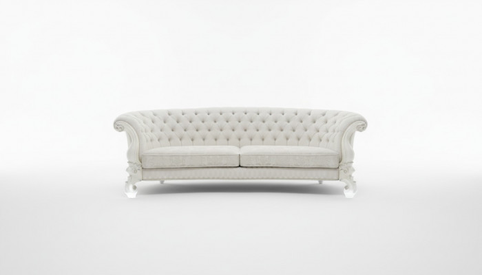 Bankstel 4 zits bank ontwerp bekleding Chesterfield zitgroep leer textiel