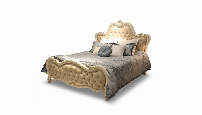 Ontwerpbed Luxe Dubbele Slaapkamer Decoratie Bedden Lederen Hotel 180x200cm
