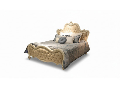Ontwerpbed Luxe Dubbele Slaapkamer Decoratie Bedden Lederen Hotel 180x200cm
