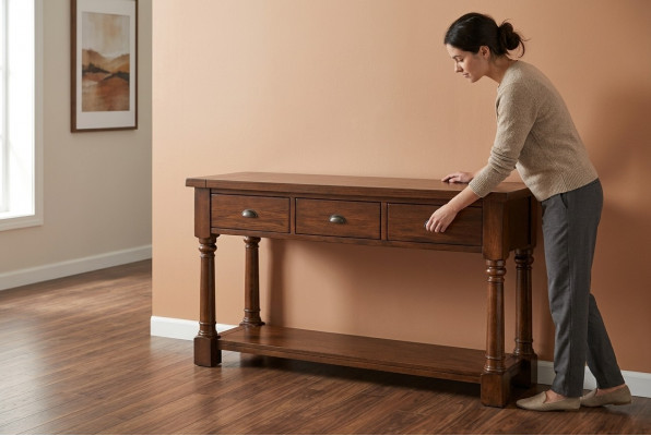 Ontwerper houten tafelconsole consoletafels consoletafel make-uptafel