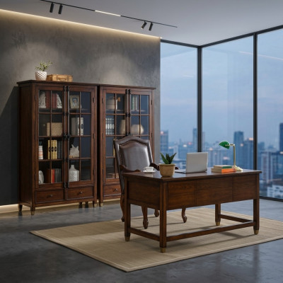 Kantoor bureau + stoel tafel houten tafel stoel tafels bureaus