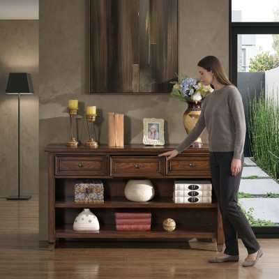 Dressoir Houten Ladenkast 140cm Dressoir Lage Meubels Woonkamer Meubel Kasten Nieuw