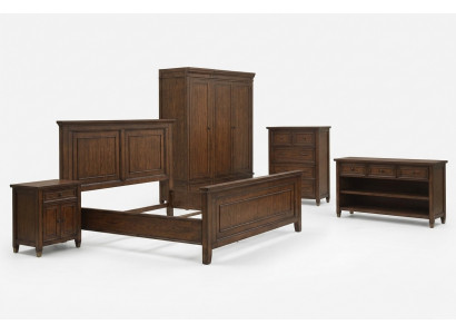 Bed Nachtkastje Kledingkast 7-delig Slaapkamer Design Luxe Set Bedsets