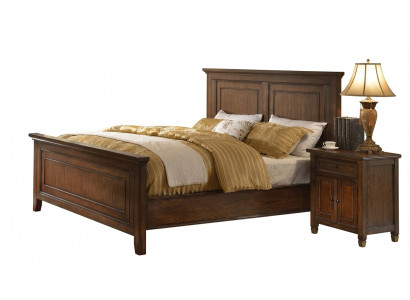 Bed + 2x Nachtkastje 3-delig Slaapkamer Set Designer Luxe Slaapkamer Sets