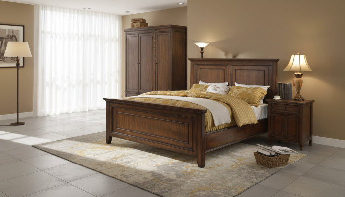 Bed Luxe Hotel Bedden 180x200cm Slaapkamer Designer Houten Tweepersoonsbed