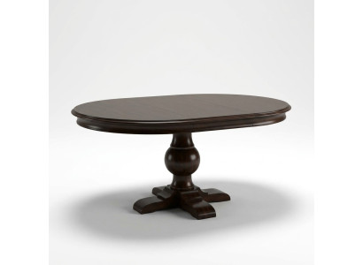 Ronde eettafel van hout voor de eet- en woonkamer