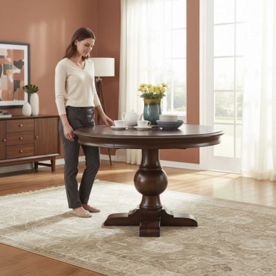 Ronde tafel Eettafel Ronde tafels Design meubels Eetkamer Houten meubels