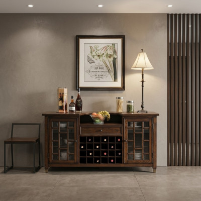 Bar kast wijnglas kast commodes hout vitrine thuisbar hotelkwaliteit kamerbar