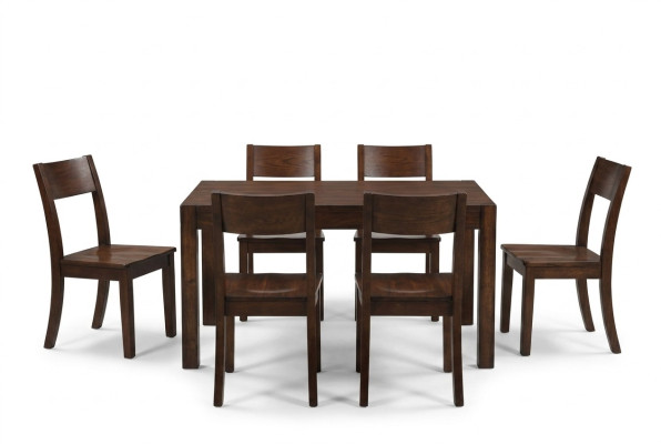 Eetkamerset 6x stoelen Eetkamerset groep houten tafels 7 delig