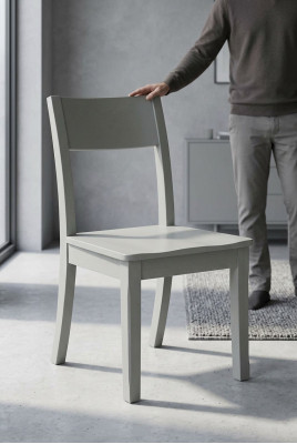 Eetkamer 1x stoel Echte stoelen Fauteuil Modern Hout Designer Leunstoel Zitplaats