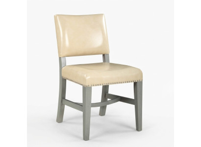 Fauteuil Stoel 1x Eetkamer Lounge Beklede Stoel TV Nieuw Zitplaats Leer