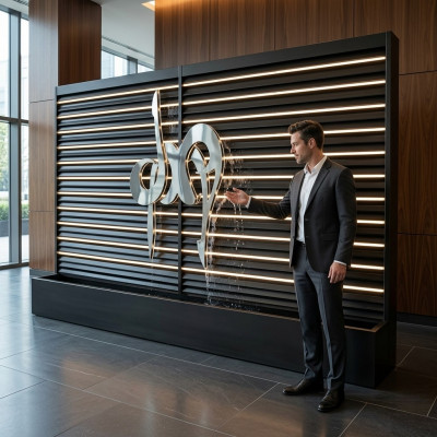 Wandpaneel Watervalt LED Design Muren Scheidingswand Waterval