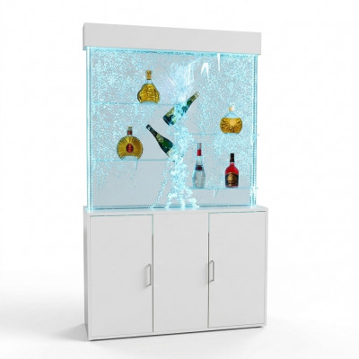 Kantoor scheidingswand waterval muur zuilen watervale scheidingswanden plank