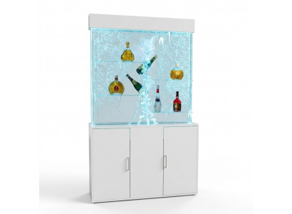 Kantoor scheidingswand waterval muur zuilen watervale scheidingswanden plank