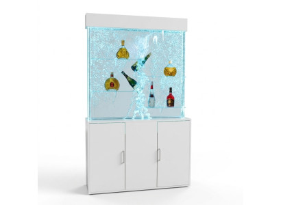 Kantoor scheidingswand waterval muur zuilen watervale scheidingswanden plank