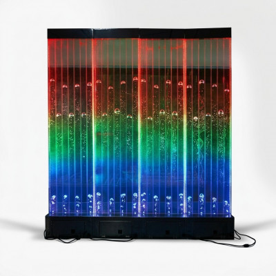 Wandpaneel met waterbellen Decoratieve LED-watermuur Ontwerper water muur