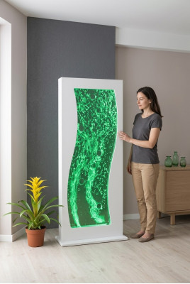 Waterspiegel waterwand Waterval LED-scheidingswand Luxe design inrichting Metaal