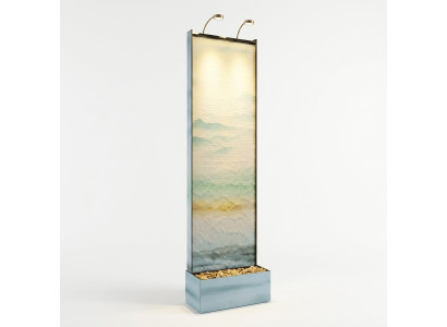 Scheidingswand waterval zuil muren watermuur LED 60x210cm waterwanden