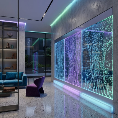Led Watermuur Barkolom Waterspuwen Barrek Waterspuwmuur Tussenwand