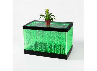 Tafel Salontafel Ontwerp Water zuilen zuil Waterbank Tafels LED