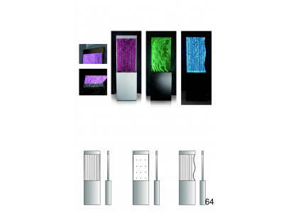 Ontwerper Scheidingswand Luxe Wanden Waterzuilen Watermuur Scheidingswanden 60x180cm xxl