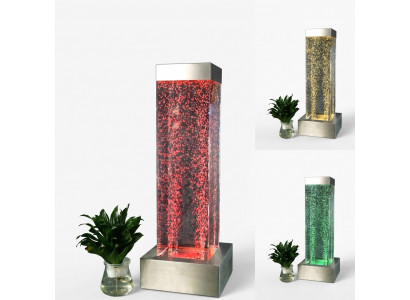 Waterzuil 20x80cm, waterspraakzuil, LED-scheidingswand
