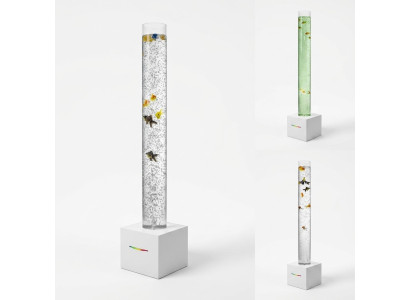 Led waterzuil 150cm watermuurdecoratie fontein kolomlamp
