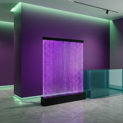 Wandpaneel Scheidingswand Water Wand LED watermuur Deco Design Verlicht