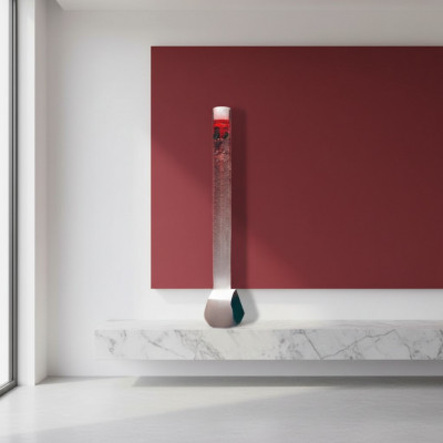 Zuil waterkolommen water bubbels buis muur water spel ontwerp