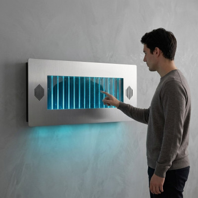 Wandpaneel LED waterwand Moderne watermuren Waterbellen Decoratieve muur