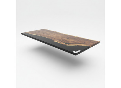 Epoxihars Eettafel Echt massief houten meubels Waterval Epoxytafel