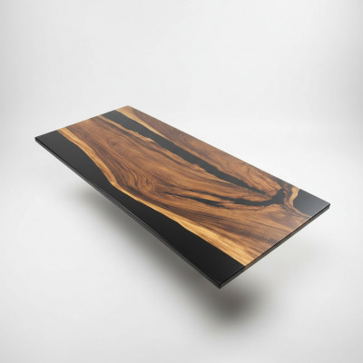 Luxe Design Epoxyhars Eettafel River Table Echt Hout Massieve Tafels