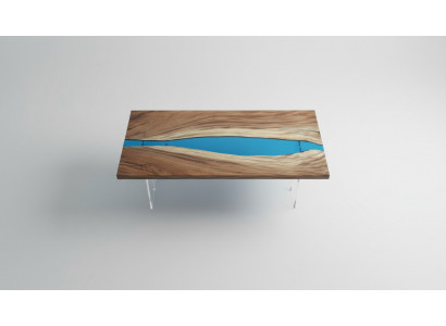 Eettafel River Table Massief Tafels 185x85cm Riviertafel Epoxyhars Zee