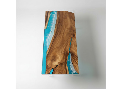 Eettafel River Table echt hout riviertafel massief epoxyhars decoratietafels