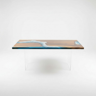 Tafels Eettafel Ontwerptafel Moderne Zee Rivierdecor Meubels 181x81 Epoxy