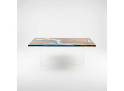 Tafels Eettafel Ontwerptafel Moderne Zee Rivierdecor Meubels 181x81 Epoxy