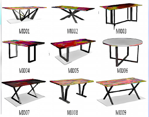Tafel eettafel tafels hars epoxy massief ontwerp meubels 221x91 echt