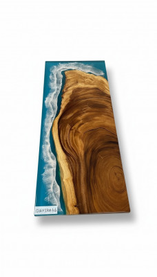 Bijzettafel salontafel Epoxy meubels Designertafel Epoxyhars tafels
