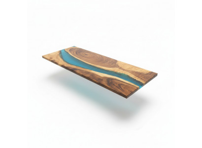 Echt hout Waterval Tafel Epoxy Hars Eettafels Epoxy Massief