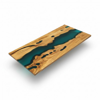 Rivier Tafels Eettafel Ontwerp Tafel Moderne Meubels 180x80 Epoxyhars