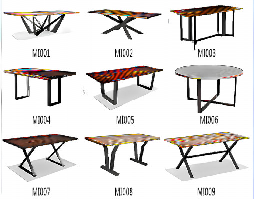 Rivier tafels Eettafel Ontwerptafel Moderne Zee Meubels 201x81 Epoxy