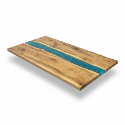 Echt hout waterval tafel epoxyhars tafels eettafel epoxy massief.