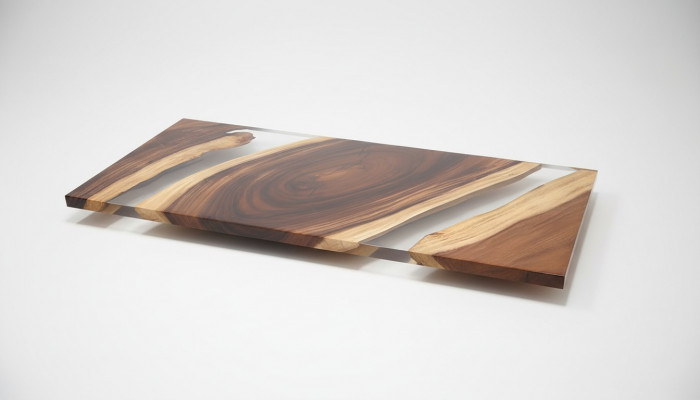 Epoxihars Eettafel River Table 200x90 Nieuw Echt Hout Massieve Tafels
