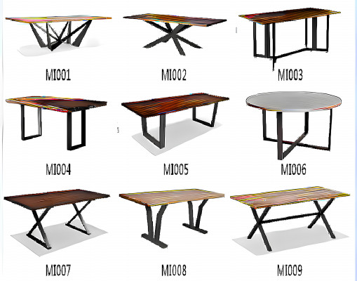 Eettafel River Table Echt Hout Riviertafel Massief Decoratie Epoxyhars Tafels